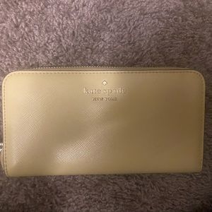 Yellow Kate spade wallet